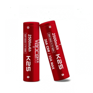 Vapcell K25 18650 Battery 2500mAh 3.7V 35A