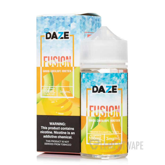 ICED Banana Cantaloupe Honeydew - 7 Daze Fusion - 100mL