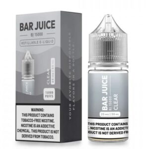 Bar Juice BJ15000 Salts Clear E-juice 30ml