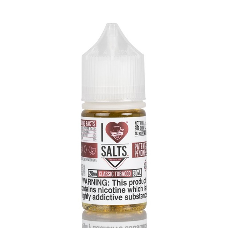 I Love Salts Classic Tobacco E-juice 30ml - Image 4