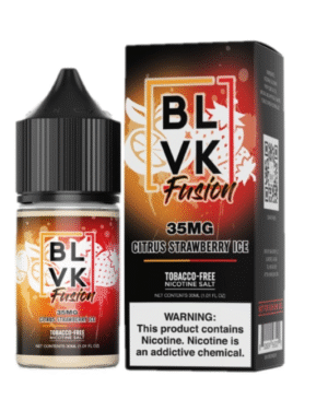 Citrus Strawberry Ice BLVK Fusion TFN Salt E-juice 30ml